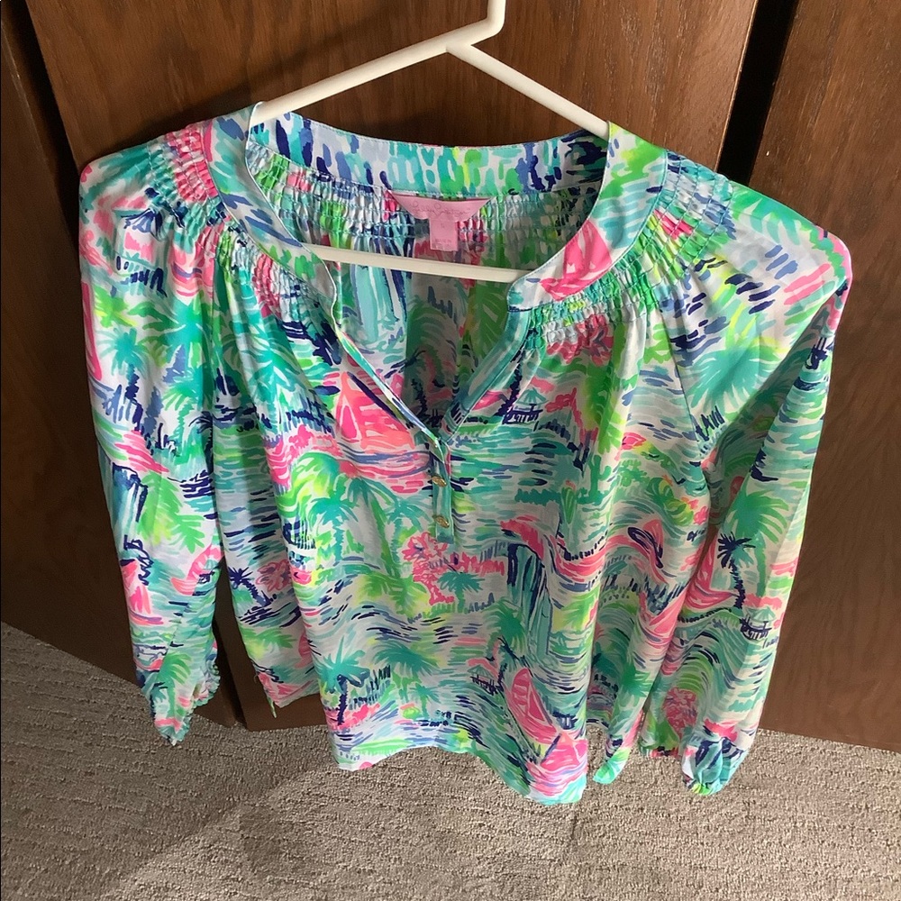 Lilly Pulitzer silk top